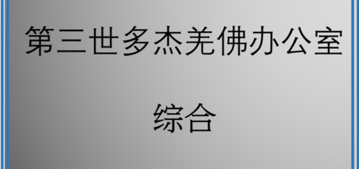 第三世多杰羌佛办公室综合